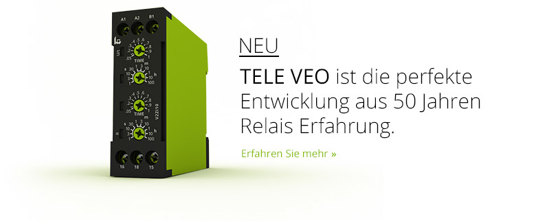 Tele VEO Zeit und Überwachgunsrelais von Tele HAASE.