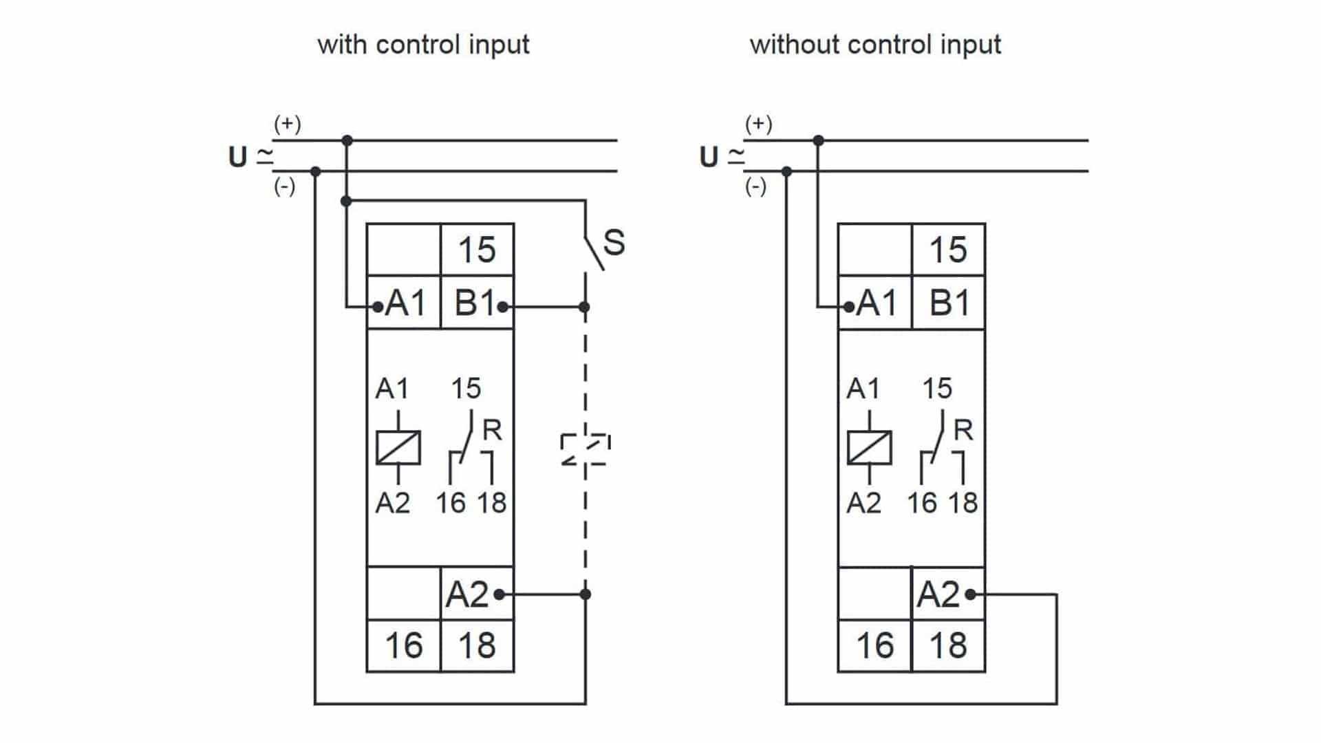 Timer Relay Wiring Diagram Schema Digital